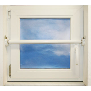 ADE Sicherungsstange Typ FS f&uuml;r Einbruchschutz an Fenstern &amp; T&uuml;ren, wei&szlig;