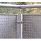 Geländerpfosten für Plattenhalter, M6-Gewinde, aufgesetzt, V2A Edelstahl geschliffen, Mittelpfosten