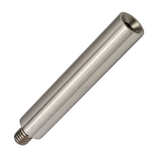 Verbindungsstift für Handlaufträger Ø 14 mm, 1 Innengewinde , 1 Außengewinde, V2A Edelstahl geschliffen